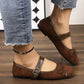 Square Toe Flat Slip-On Shoes For Women Casual