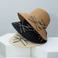 Bowknot Straw Sun Hat For Women Summer Beach