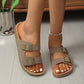 Buckle Strap Open Toe Sandals For Women Casual