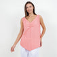 Women's 100% Cotton Gauze Dominica Tank Top Casual