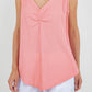 Women's 100% Cotton Gauze Dominica Tank Top Casual