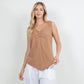 Women's 100% Cotton Gauze Dominica Tank Top Casual