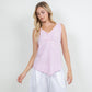 Women's 100% Cotton Gauze Dominica Tank Top Casual