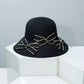 Bowknot Straw Sun Hat For Women Summer Beach