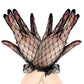 Elegant Black Stretchy Gloves For Women Summer Occasions