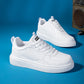 Lace-Up Contrast Platform Sneakers For Women Casual Everyday