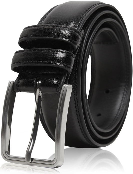 Genuine Leather Belt For Men With Zinc Buckle